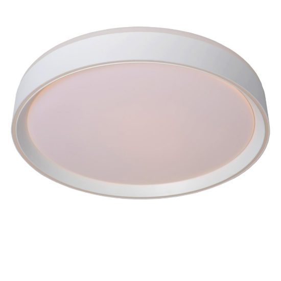 Plafoniera rotonda moderna bianco led 24w 2700k dimmerabile