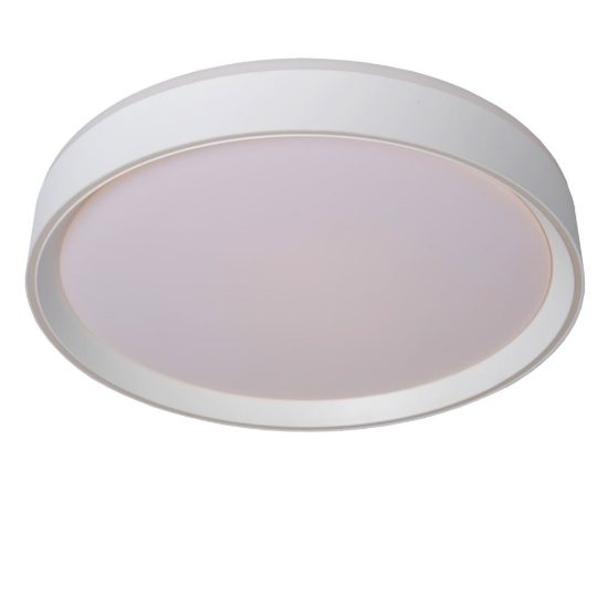 Plafoniera rotonda moderna bianco led 24w 2700k dimmerabile