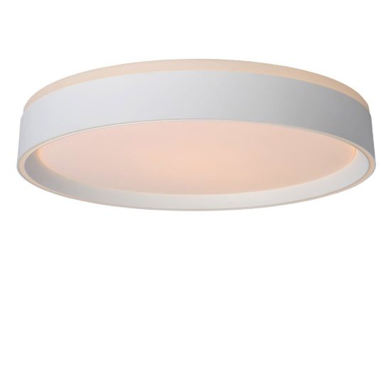Plafoniera rotonda moderna bianco led 24w 2700k dimmerabile