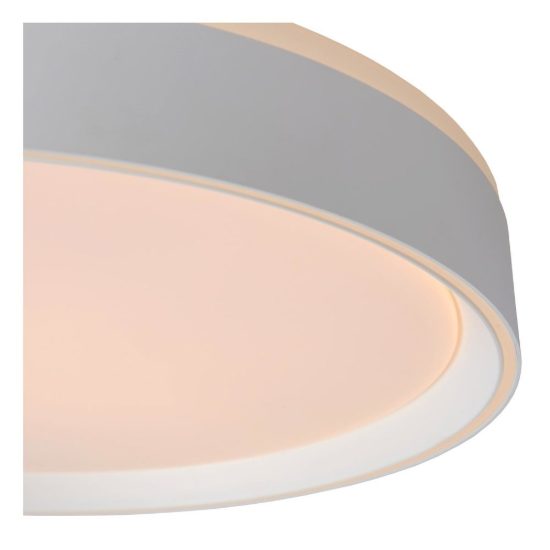 Plafoniera rotonda moderna bianco led 24w 2700k dimmerabile