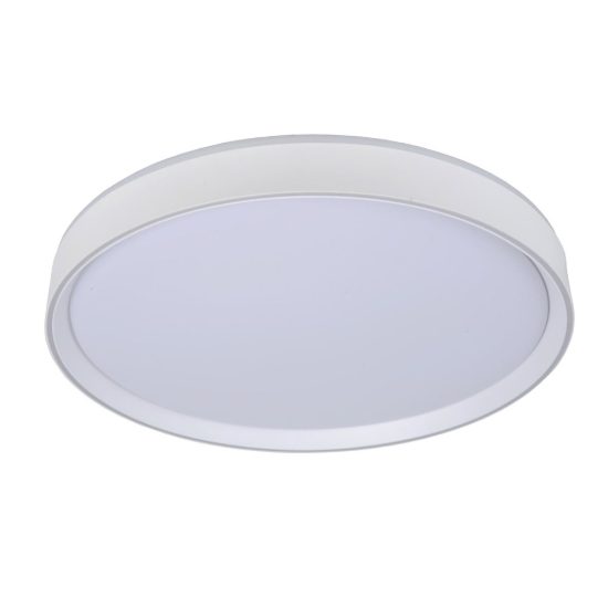 Plafoniera rotonda per camera da letto moderna bianco led 36w 2700k dimmerabile