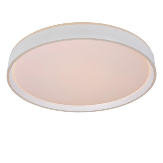 Plafoniera rotonda per camera da letto moderna bianco led 36w 2700k dimmerabile