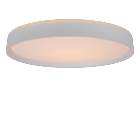 Plafoniera rotonda per camera da letto moderna bianco led 36w 2700k dimmerabile