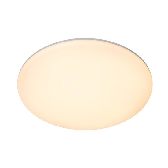 Plafoniera rotonda per bagno moderna bianco opalino led 36w cct 3000k 4000k 6500k ip44