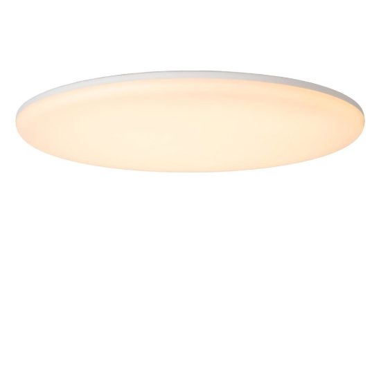 Plafoniera rotonda per bagno moderna bianco opalino led 36w cct 3000k 4000k 6500k ip44