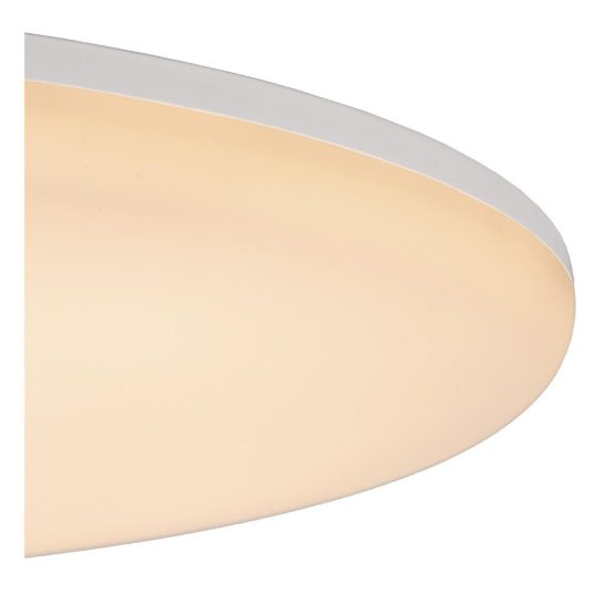 Plafoniera rotonda per bagno moderna bianco opalino led 45w cct 3000k 4000k 6500k ip44