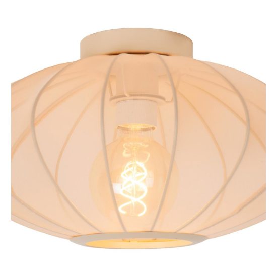 Plafoniera rotonda moderna crema