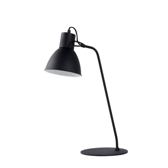 Lampada da scrivania a campana per studio moderna nero