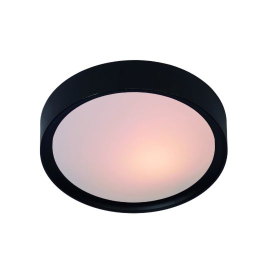 Plafoniera rotonda moderna nero