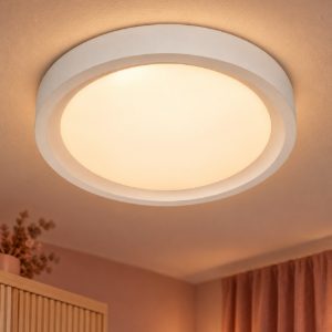 Plafoniera rotonda moderna bianco