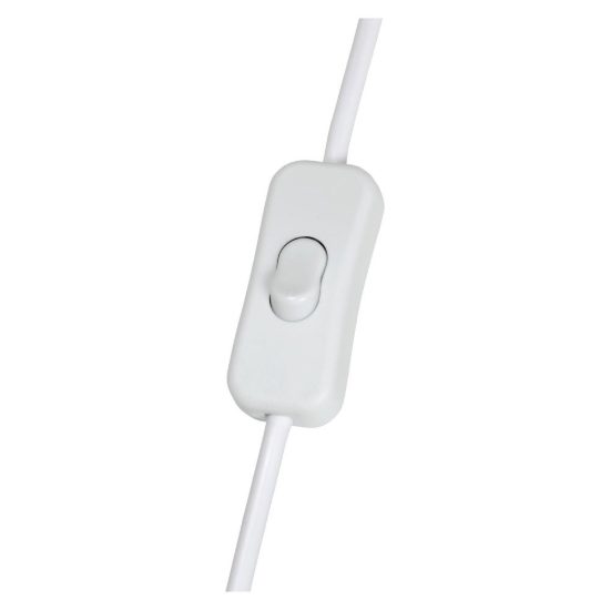 Applique per comodino camera da letto moderna bianco naturale