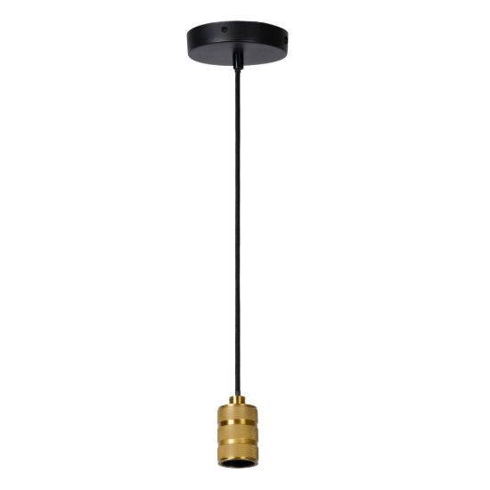 Lampada a sospensione per soggiorno contemporanea oro nero