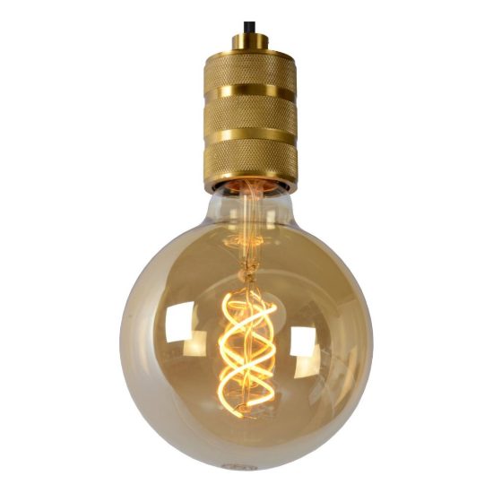 Lampada a sospensione per soggiorno contemporanea oro nero
