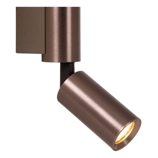 Applique 2 luci a cilindro per soggiorno moderna caffe