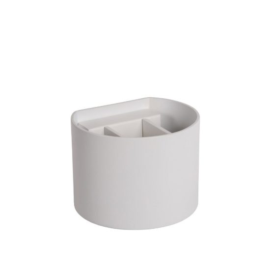 Applique curva per salotto moderna bianco led 3,5w 2700k