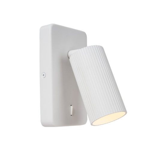 Applique per comodino camera da letto moderna bianco
