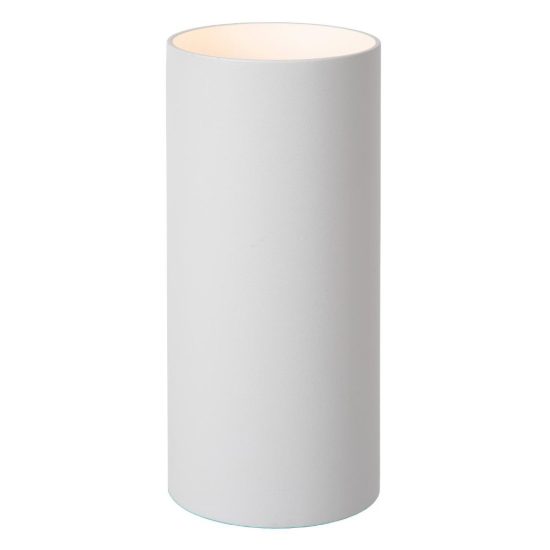 Applique 2 luci grande a cilindro per salotto moderna bianco