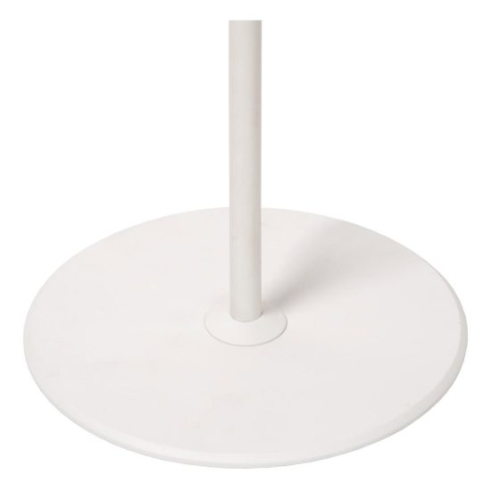 Lampada da terra per salotto moderna bianco con 2 faretti
