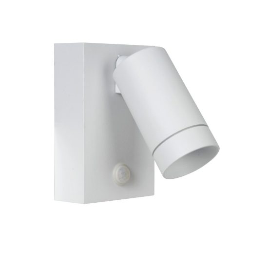 Applique da esterno moderna bianco ip54 con sensore di movimento