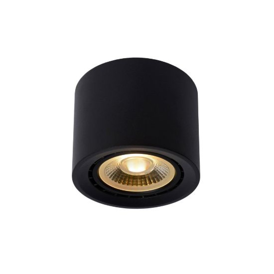 Faretto da soffitto per soggiorno moderno nero led 12w dim to warm 2200k 3000k