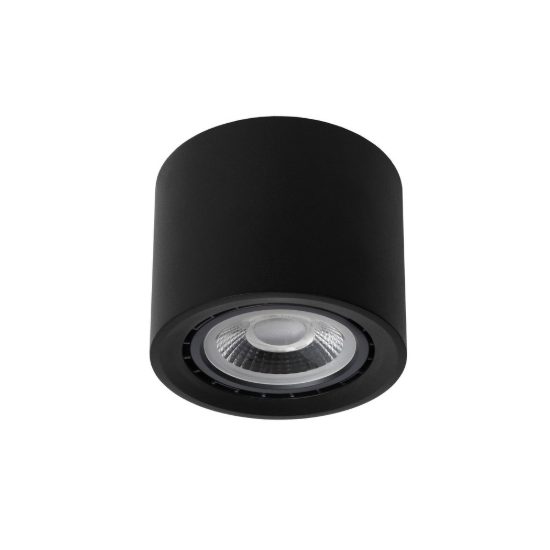 Faretto da soffitto per soggiorno moderno nero led 12w dim to warm 2200k 3000k