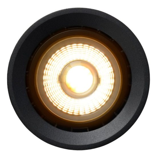 Faretto da soffitto per soggiorno moderno nero led 12w dim to warm 2200k 3000k