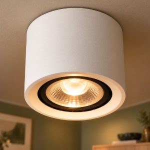 Faretto da soffitto per salotto moderno bianco led 12w dim to warm 2200k 3000k