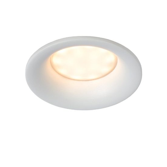 Faretto da incasso per cartongesso per bagno moderno rotondo bianco ip44