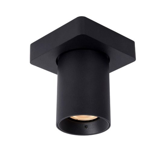 Faretto da soffitto per soggiorno orientabile moderno nero led 5w dim to warm 2200k 3000k