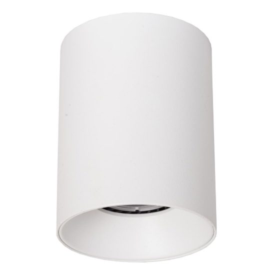 Faretto da soffitto cilindrico per salotto moderno bianco oro
