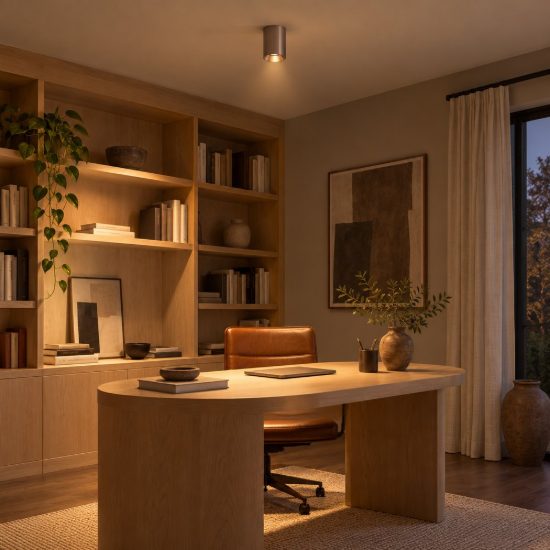 Faretto da soffitto cilindrico per salotto moderno caffe