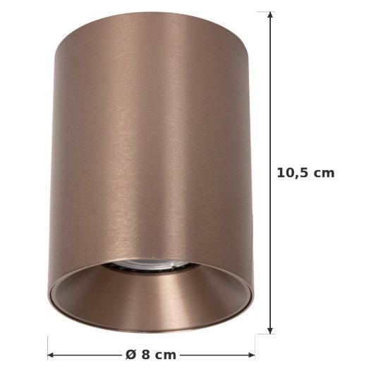 Faretto da soffitto cilindrico per salotto moderno caffe