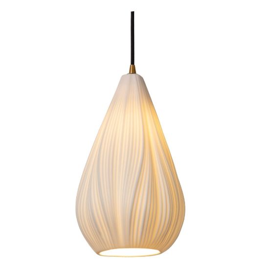 Lampadario a sospensione con 8 pendenti per salotto contemporaneo bianco nero