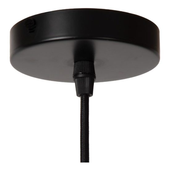 Lampadario a sospensione con 8 pendenti per salotto contemporaneo bianco nero