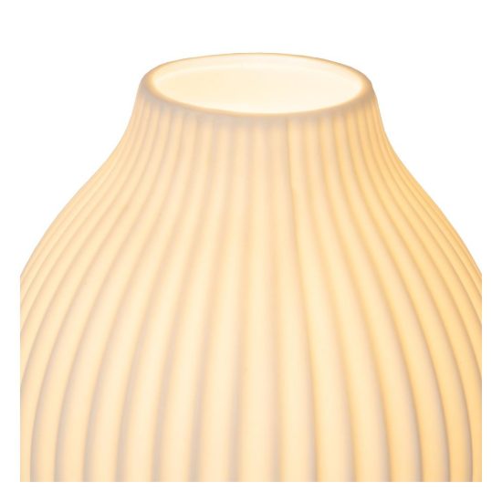 Lampada da tavolo per salotto contemporanea bianco