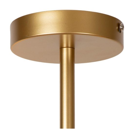 Plafoniera 6 luci per camera da letto contemporanea oro