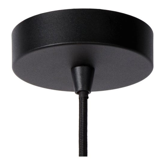 Lampadario a sospensione 6 luci per soggiorno moderno nero