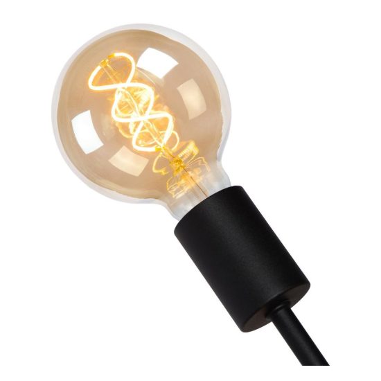 Lampadario a sospensione 6 luci per soggiorno moderno nero