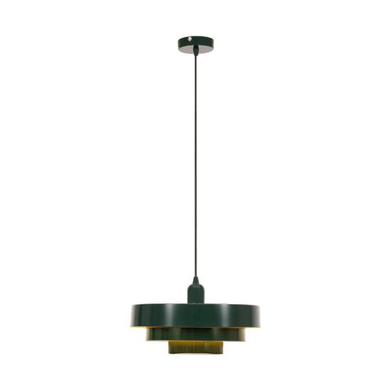 Lampadario a sospensione rotondo per camera da letto moderno verde