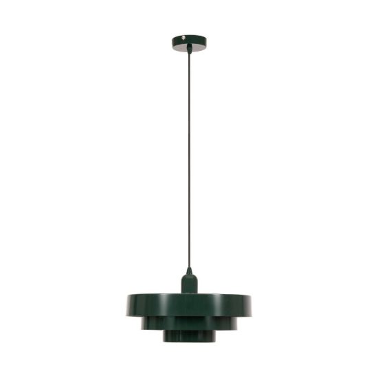 Lampadario a sospensione rotondo per camera da letto moderno verde