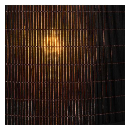 Lampada da tavolo a cilindro per soggiorno moderna nero naturale