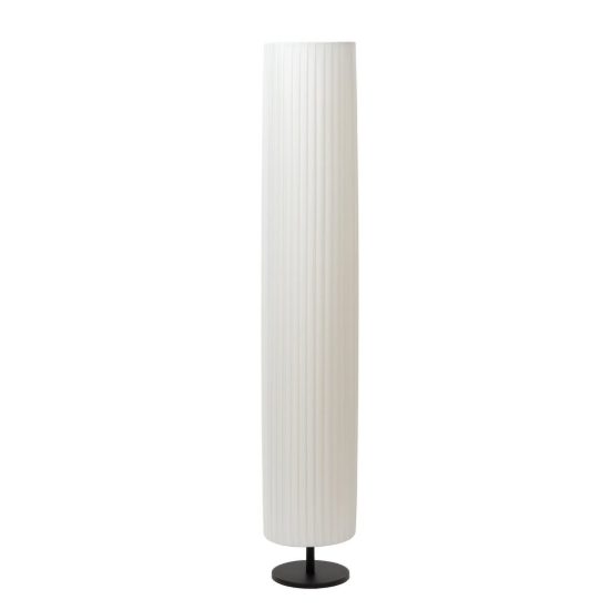 Piantana bassa a cilindro per salotto moderna bianco