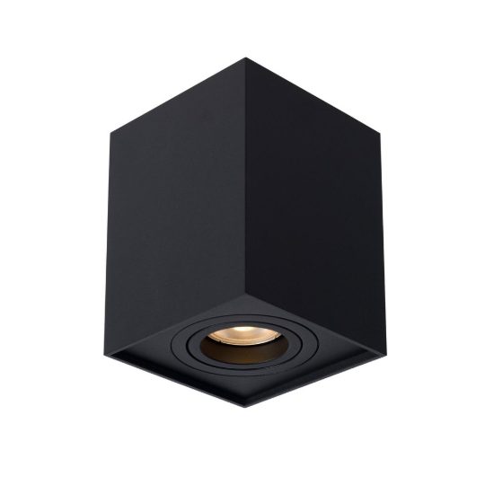 Faretto da soffitto quadrato per soggiorno orientabile moderno nero