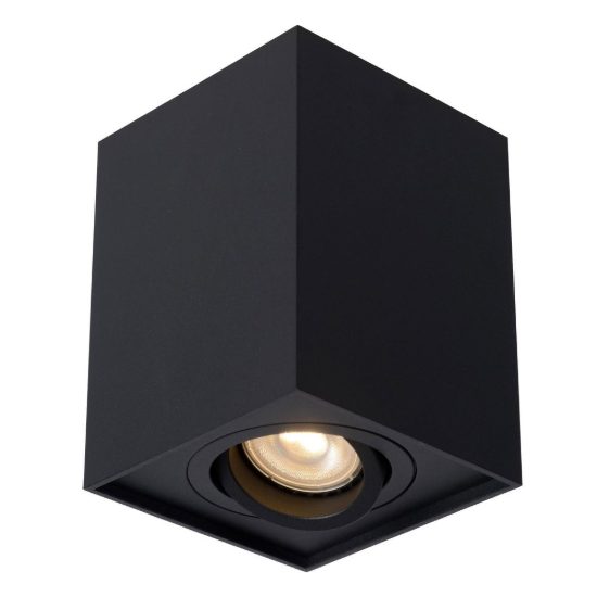 Faretto da soffitto quadrato per soggiorno orientabile moderno nero