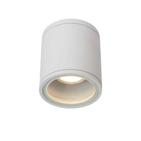 Faretto da soffitto cilindrico per bagno moderno bianco ip65