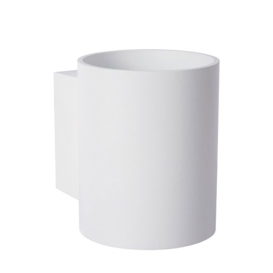 Applique a cilindro per salotto moderna bianco