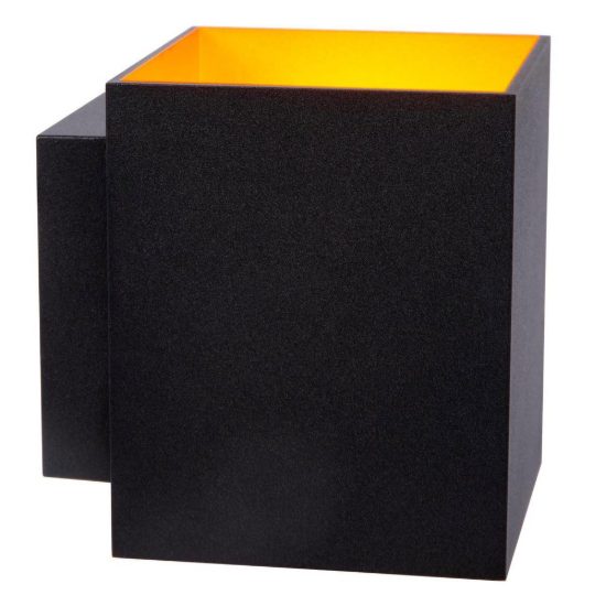 Applique a cubo per soggiorno moderna nero