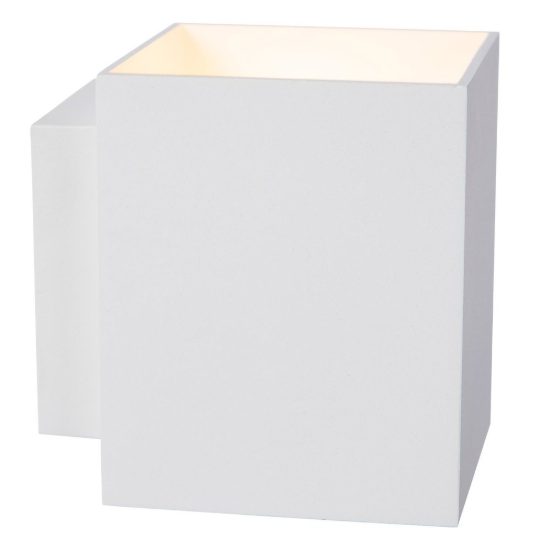 Applique a cubo per salotto moderna bianco