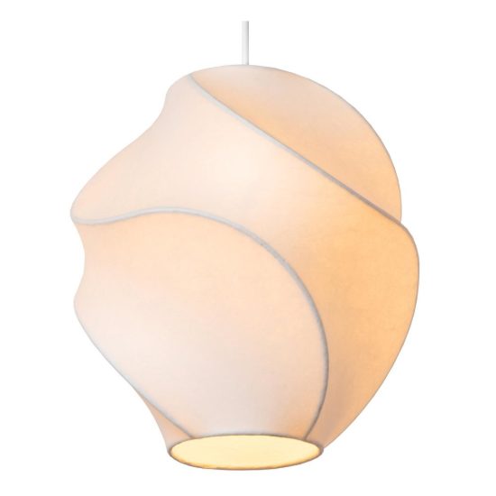 Lampadario a sospensione con 4 pendenti per salotto moderno bianco