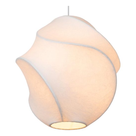 Lampadario a sospensione piccolo per salotto moderno bianco